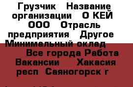 Грузчик › Название организации ­ О’КЕЙ, ООО › Отрасль предприятия ­ Другое › Минимальный оклад ­ 25 533 - Все города Работа » Вакансии   . Хакасия респ.,Саяногорск г.